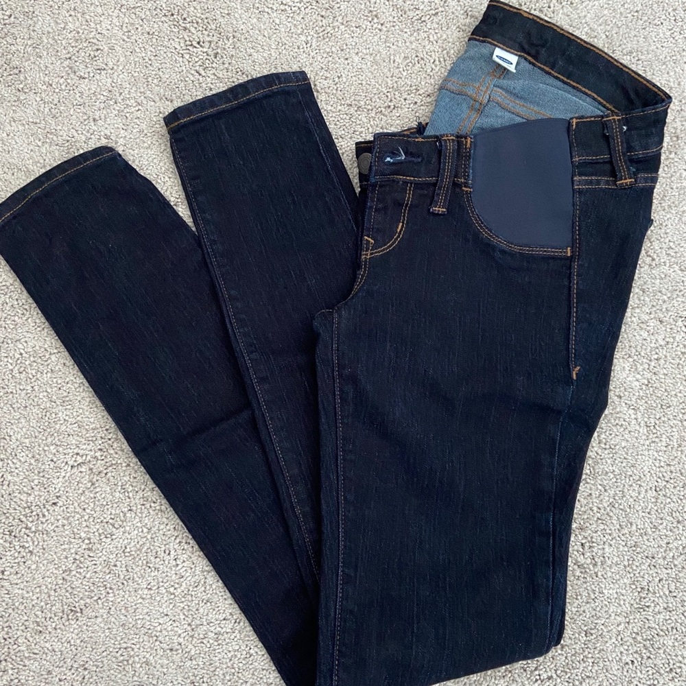 NWOT Old Navy maternity side panel jeans